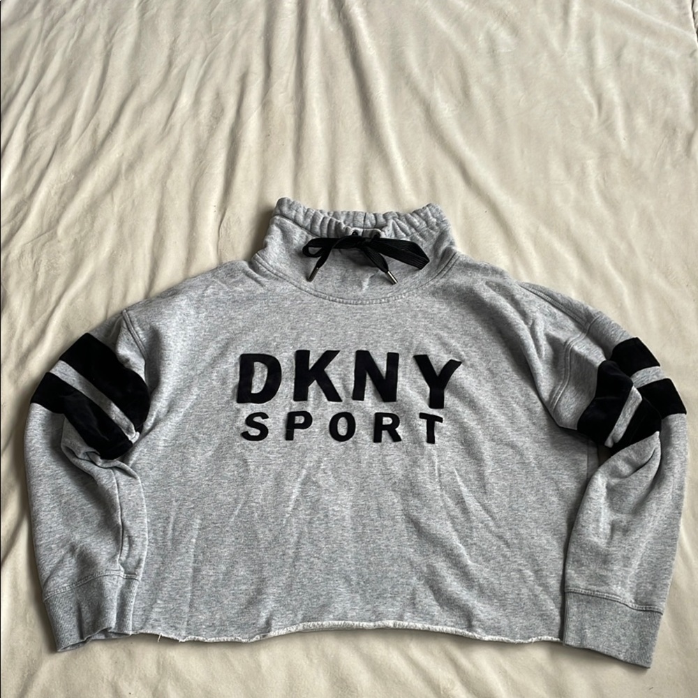 DKNY Sport Grey Hoodie Size L